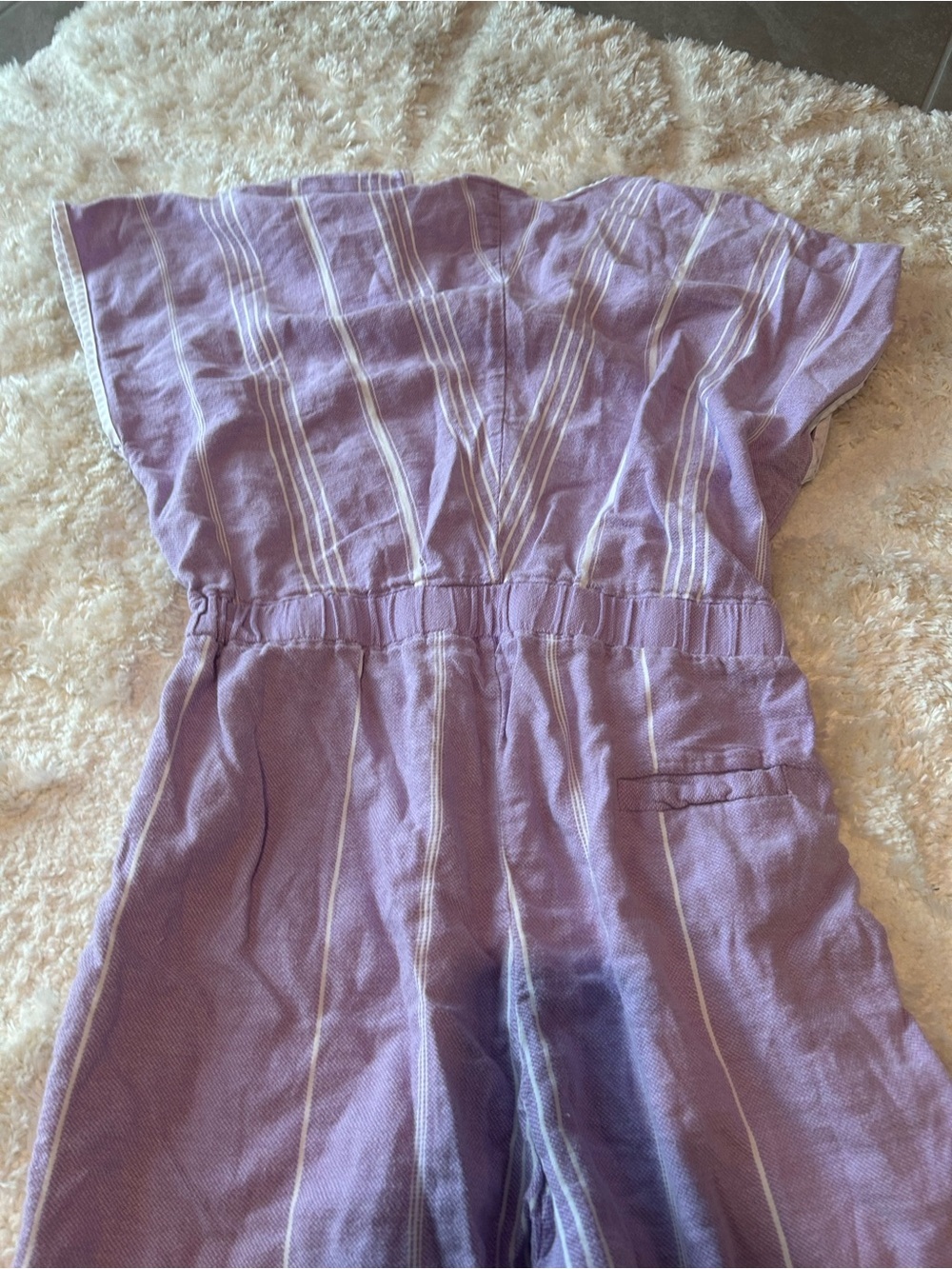 Paradised - Merri Jumpsuit, Striped V-Neck - Picture 7 of 9